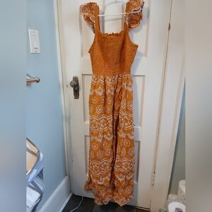 M Womens Dress Summer Boho Hippie Style